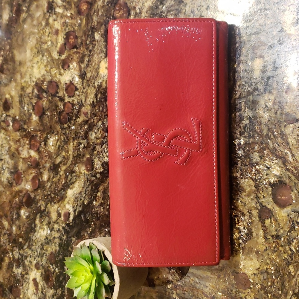 Ysl logo wallet Yves Saint Laurent